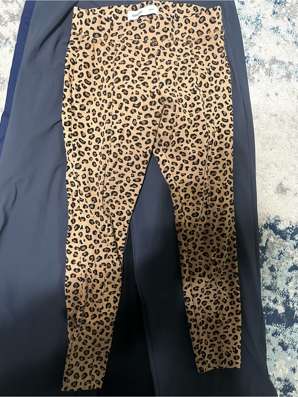 Old Navy Tan Leopard-Print Leggings